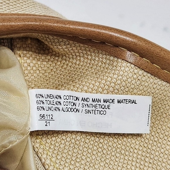 VINTAGE Linen Sequin Shoulder Bag - Picture 9 of 13